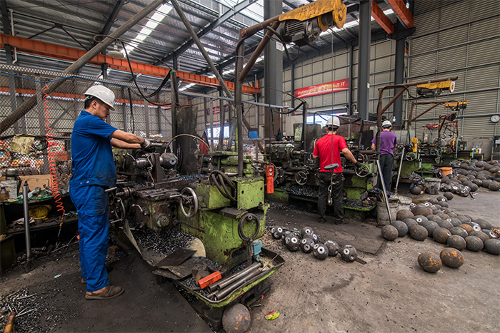 衢州网架配件车间